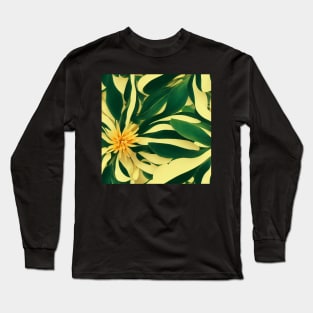 Beautiful Stylized Yellow Flowers, for all those who love nature #190 Long Sleeve T-Shirt